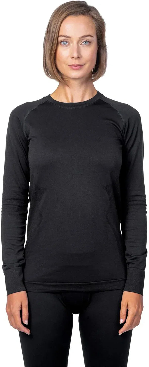 Women’s Black Long Sleeve Thermal Shirt